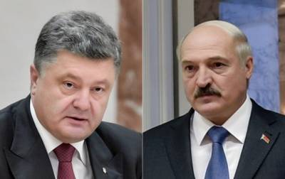 Порошенко обсудил с Лукашенко ситуацию на Донбассе
