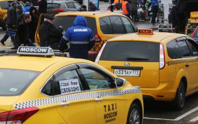 Московское такси полностью пожелтеет в 2018 году