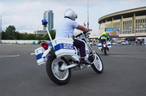 Московские стражи порядка получат отечественные электромотоциклы