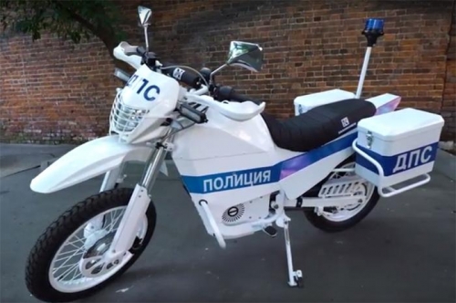 Московские стражи порядка получат отечественные электромотоциклы