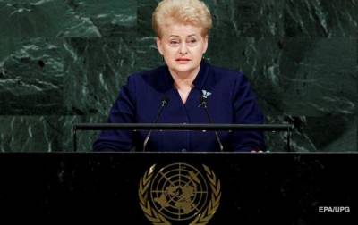 Делегация России в ООН вышла из зала перед речью президента Литвы