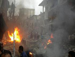 Под Идлибом взорваны склад боеприпасов боевиков и штаб Тахрир Аш Шам
