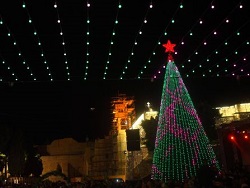 В Вифлееме потушили огни на рождественской ёлке из за решения Трампа по Иерусалиму