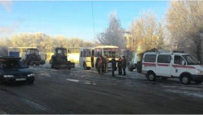 В Омске из за аварии на водопроводе подтопило несколько дворов