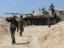 Сирийские войска после бегства игиловцев в восточном Хомсе нашли огромные запасы оружия