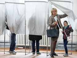 Менее 60% россиян выразили желание пойти на выборы президента