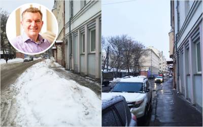Улицу в Москве мгновенно очистили от снега после жалобы иностранного посла
