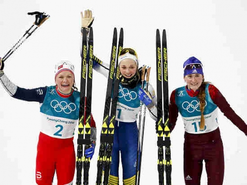 Российские лыжники Белорукова и Большунов завоевали две бронзы на Олимпиаде