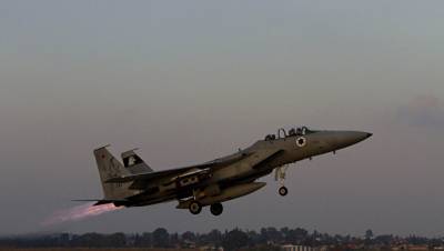 Израильский военный самолет разбился на севере страны
