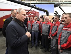 Путин поддержал предложение Партии дела по развитию отечественной промышленности