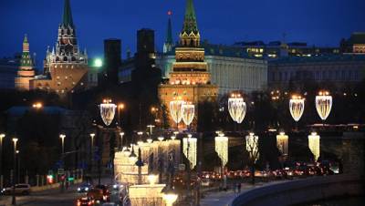 Ночная Москва за восемь лет стала светлее на 40%