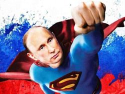 Путин — супергерой с бластером, за которого проголосует Россия