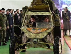 Кадыров испытал военные багги производства Чечни