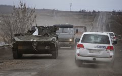 СМИ сообщили о гибели американца при подрыве машины ОБСЕ под Луганском