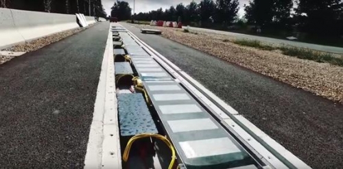 Qualcomm построил 100 метровую дорогу которая заряжает едущие электромобили