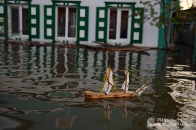 На Кубани сильный дождь подтопил несколько десятков дворов