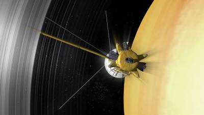 Кассини неожиданно не нашел пыли в дырке между кольцами и Сатурном