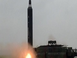 Ракета, запущенная КНДР, не долетела до территории РФ 500 километров