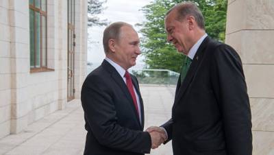 Путин обсудил с Эрдоганом снятие барьеров, мешающих торговле и инвестициям