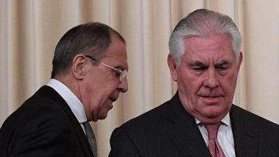 Лавров рассказал Тиллерсону, чем чреваты новые антироссийские санкции