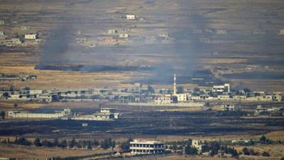В Израиле заявили, что сирийские снаряды упали на Голанских высотах