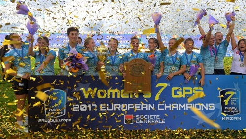 Россиянки в четвертый раз выиграли чемпионат Европы по регби 7