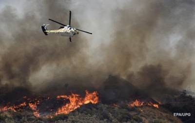 Очевидцы сняли масштабный пожар в Калифорнии