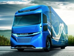 Концерн Daimler показал тяжёлый грузовик E Fuso Vision One на электротяге