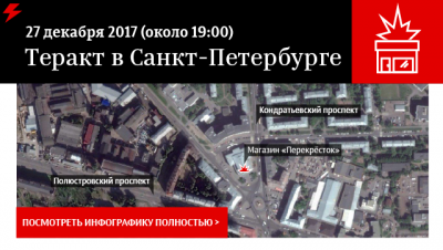 СК переквалифицировал дело о взрыве в петербургском магазине