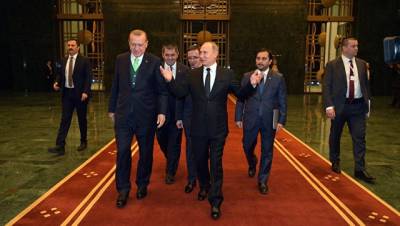 Путин обсудил с Эрдоганом либерализацию торговли России и Турции