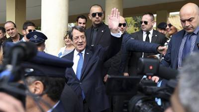 Анастасиадис победил на выборах президента Кипра