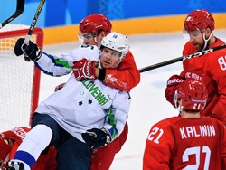 Российские хоккеисты забросили словенцам восемь шайб на Олимпиаде‍