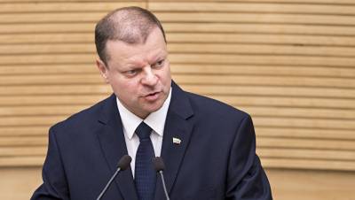 Премьер министр Литвы воспротивился антироссийской пропаганде