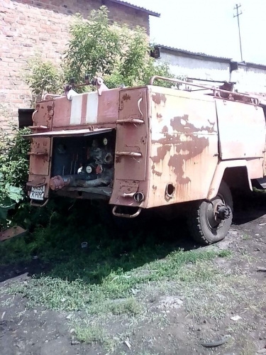 «Новая» машина для пожарных в Зауралье сломалась, не добравшись по места назначения