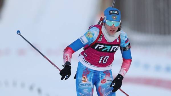 Биатлонистка Гореева победила в индивидуальной гонке на этапе Кубка России в Уфе