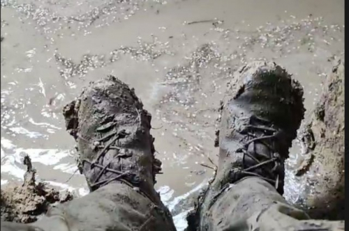 Военкоры показали кадры затопленных окопов ВСУ
