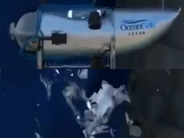 Опубликовано видео возможного взрыва батискафа у «Титаника» и его последнее погружение (ВИДЕО)