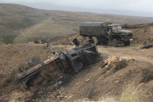 В Азербайджане взорван автомобиль с военнослужащими