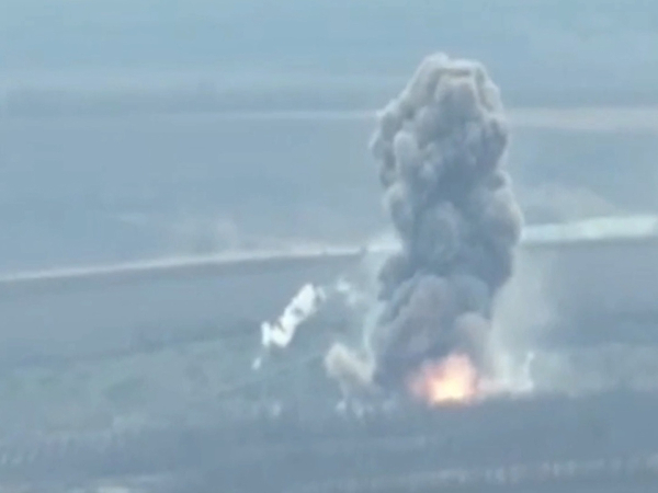 ВКС РФ уничтожили около 300 боевиков «Кракена»* ударом авиабомбы ОДАБ-1500 (ВИДЕО)