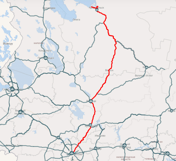             Трасса М8 «Холмогоры»: где проходит и как ездить        