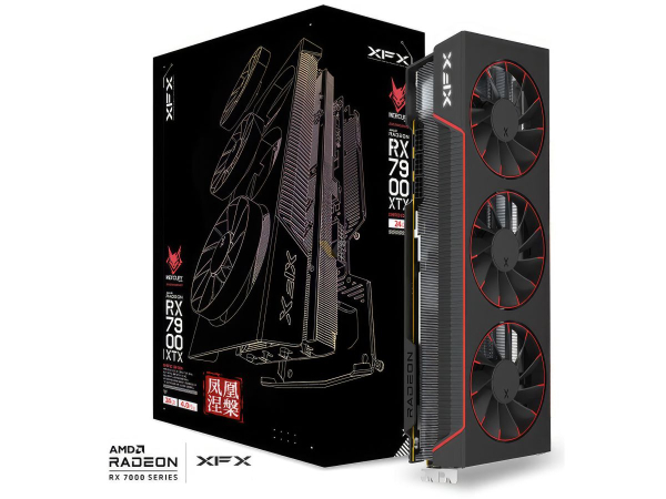 XFX выпустила Radeon RX 7900 XTX Phoenix Nirvana с огромным кулером, фазовым переходом и магнитными вентиляторами 